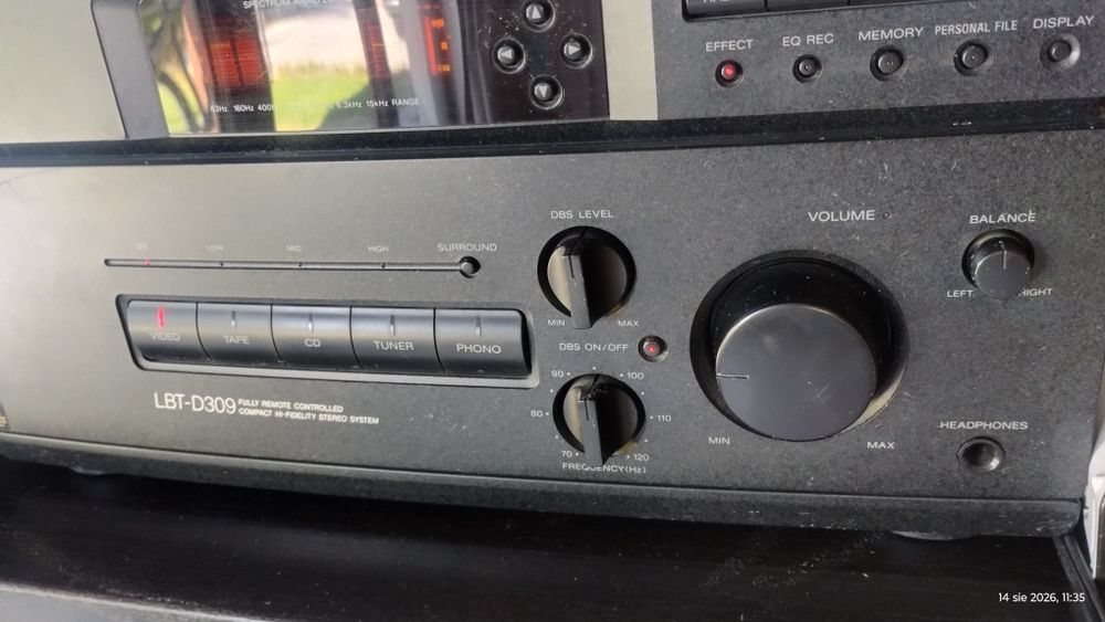 Wieża Sony LBT-D309 + pilot nie działa CD i kasety
