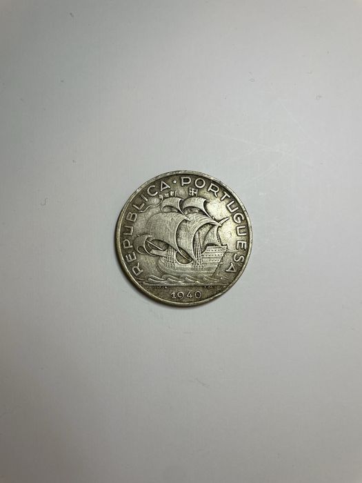 Moeda 10 escudos 1940 - prata