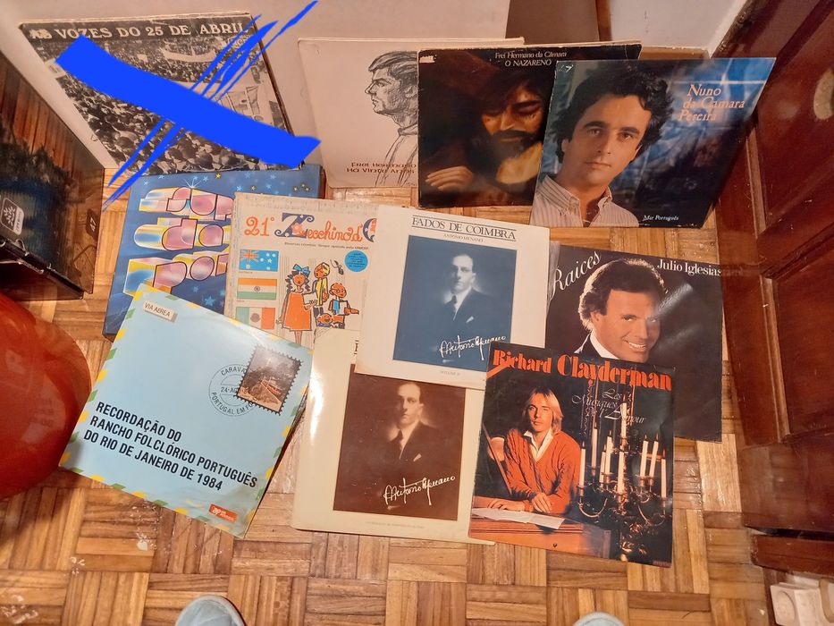 Albuns em vinil variados
