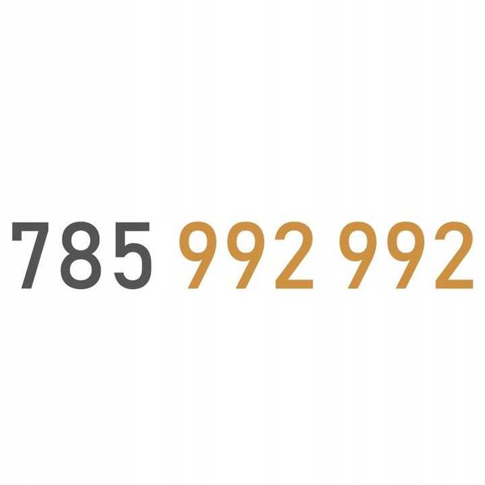 ZŁOTY NUMER 785_992_992