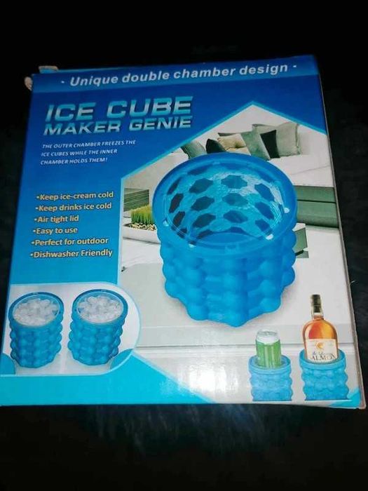 Wiaderko, Kostkarka do lodu, Sylikonowa, Nowa