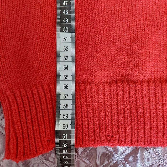 Ciepły sweter Givenchy rozmiar S ciemny czerwony
