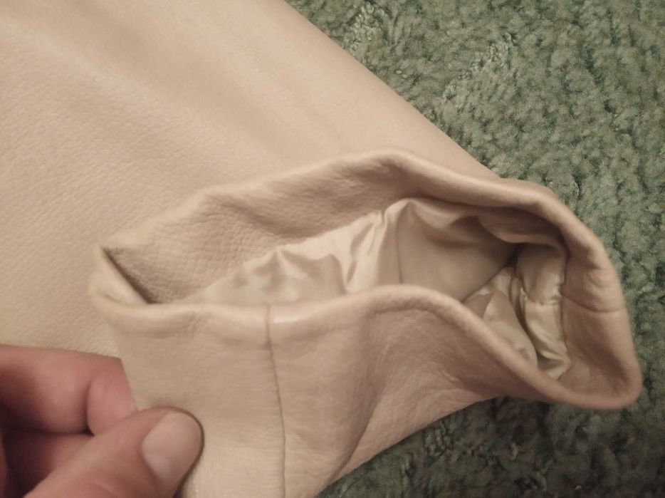 пиджак кожаный женский