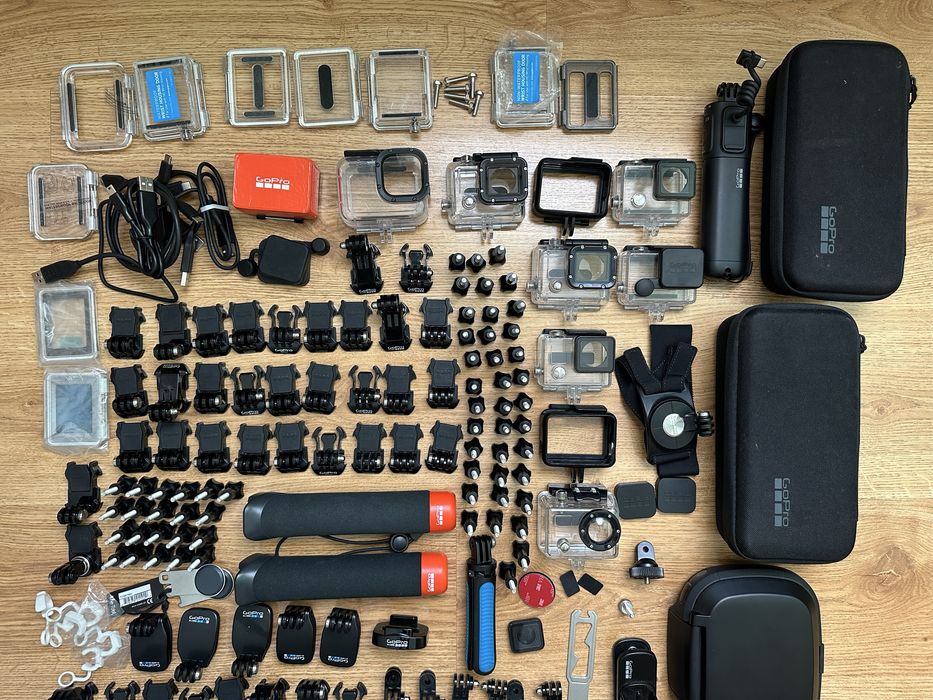 Оригінальні аксесуари Gopro Hero 1/2/3/3+/4/session/5//6/7/8/9/10/11