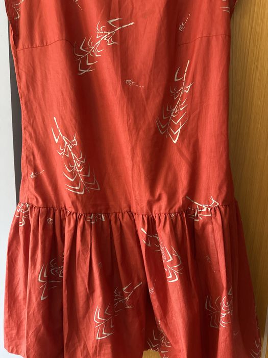 vestido sem mangas para verão tamanho médio em algodão polido