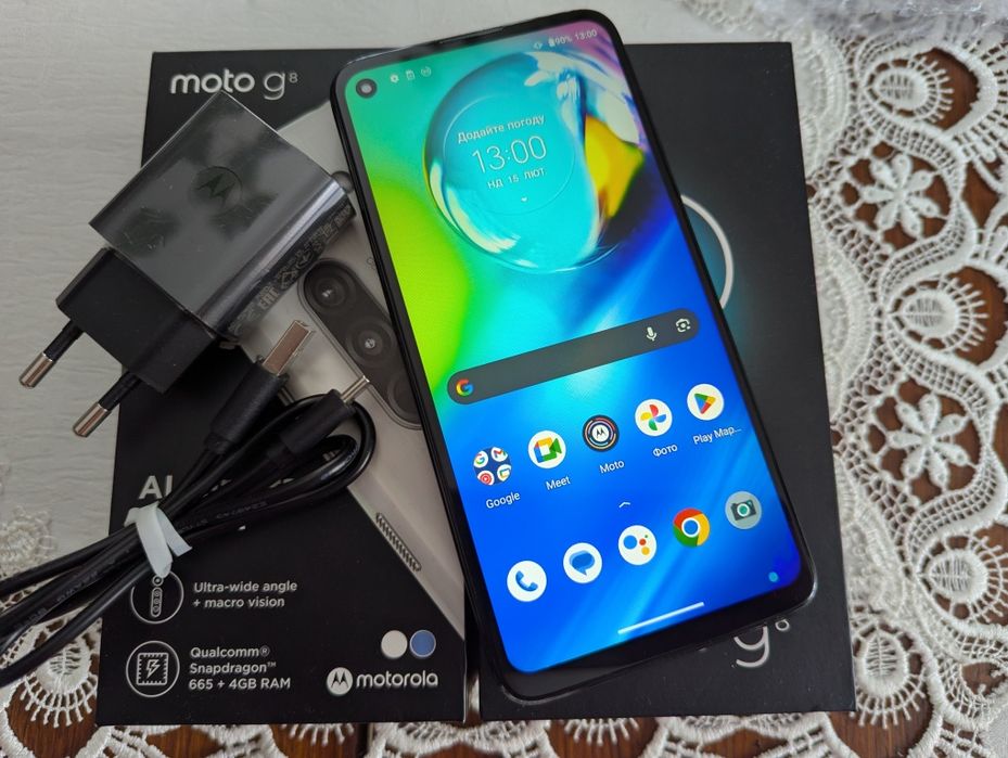 Motorola Moto G8 Power 4-64Gb/2-Sim/NFC/АКБ 5000/Без Вигора