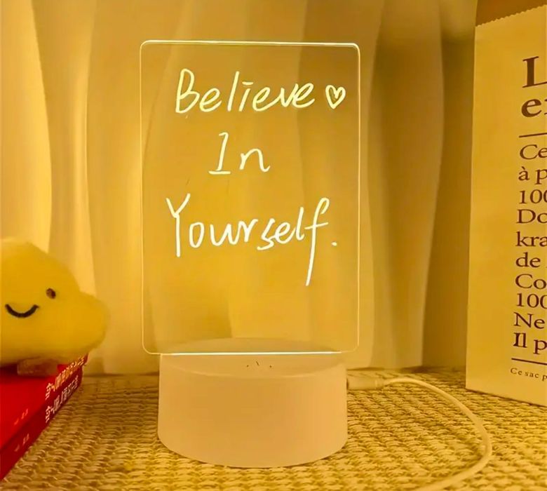 Подарунок 3д нічник дошка для повідомлень