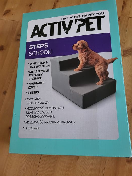 Schodki dla psa podest