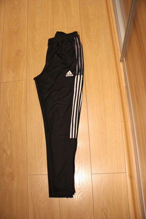 PRAWIE NOWE Spodnie dresowe,męskie,ADIDAS,L,czarne
