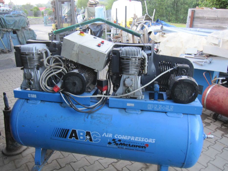 Kompresor tłokowy sprężarka powietrza ABAC 500 L