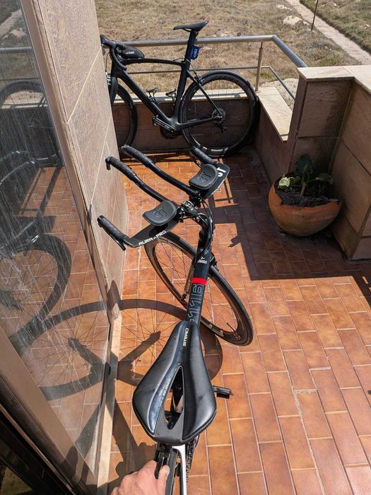Argon 18 E116 TT M (54) + Rodas de Carbono Fast Forward + Selim Specialized
