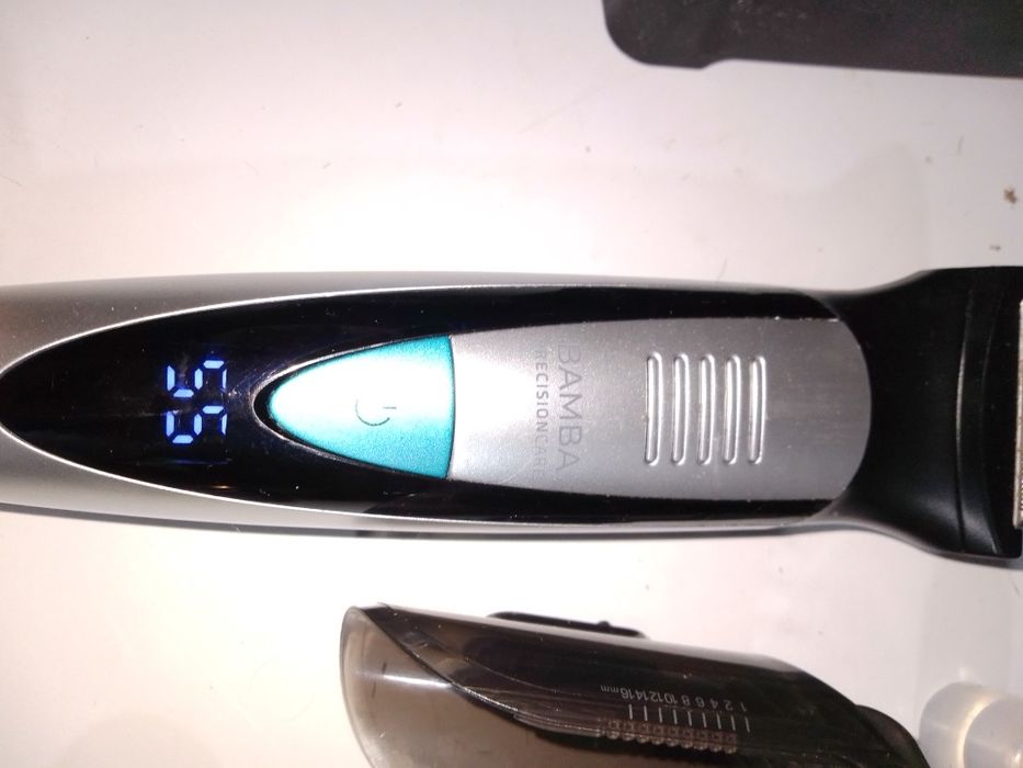 Акумуляторна машинка для стрижки, тример, бритва Bamba pro