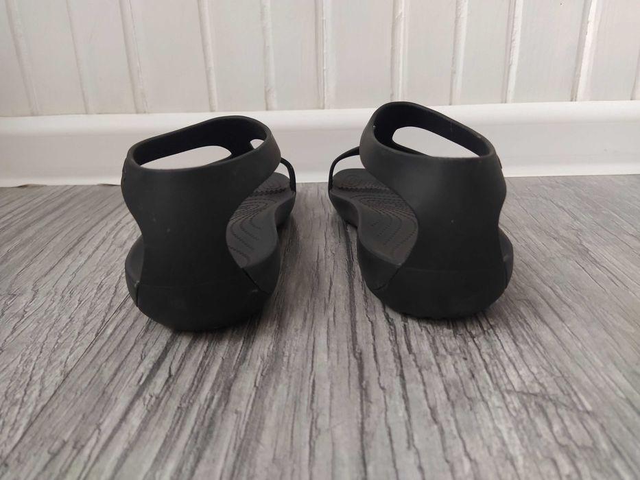 Czarne sandały Crocs Serena roz. W6 36/37 oryginalna pianka Croslite