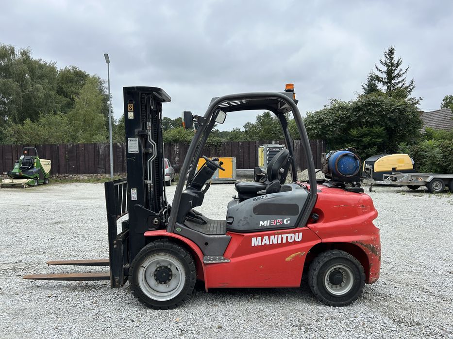 Wózek widłowy widlak gazowy MANITOU MI35G rok 2016