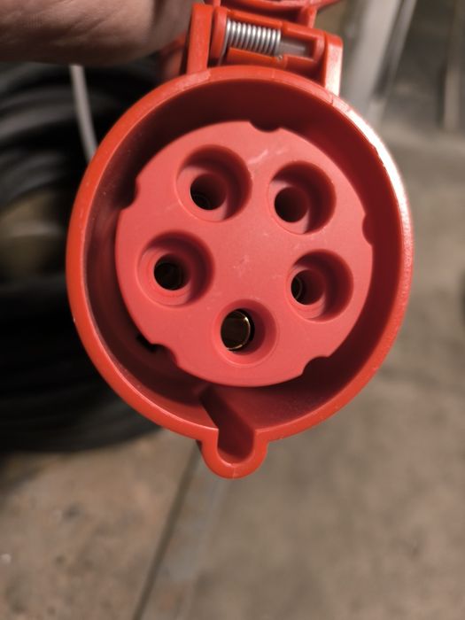 Przedłużacz,kabel siłowy 32A,5x6mm x25 mb