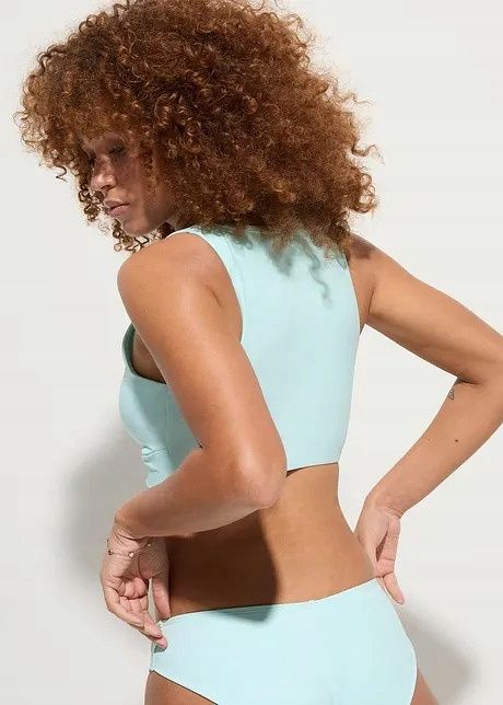 B.P.C biustonosz bikini a'la top jasny turkus 42.