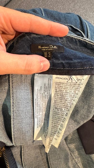 Długa spódnica jeansowa Massimo Dutti rozmiar 36