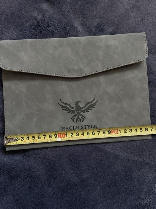 Кожаная папка для документов А5, пенал для ручек