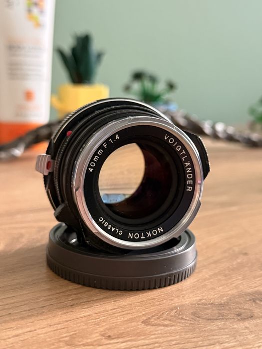 Voightlander nokton 40 1.4 + adapter sony