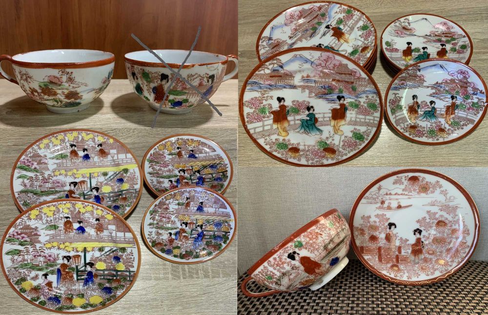 Чай чашка чайная пара посуда Китай Япония