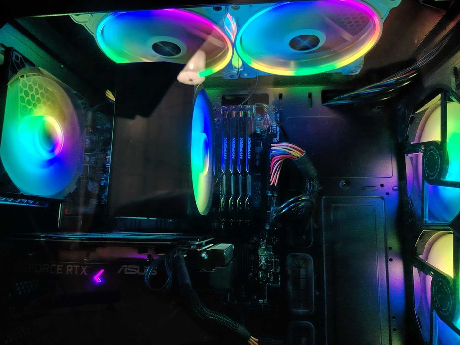 Komputer gamingowy i5-14600KF 24GB RAM DDR4 512GBNVME RTX 3060 Ti 8GB