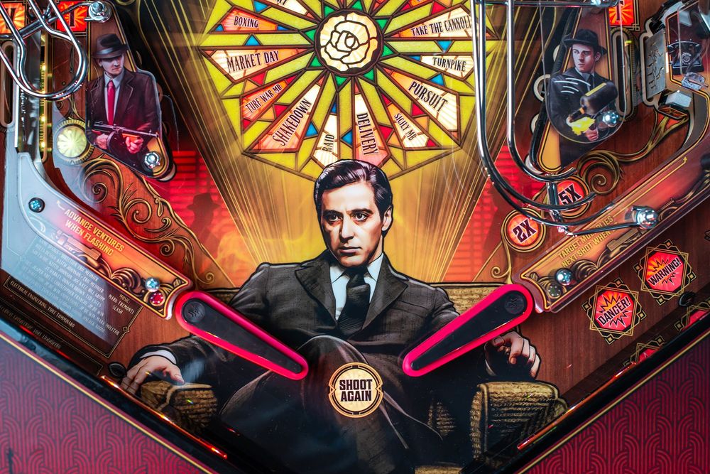 Pinball Flipper Fliper GODFATHER Limited Ed od Jersey Jack NOWY