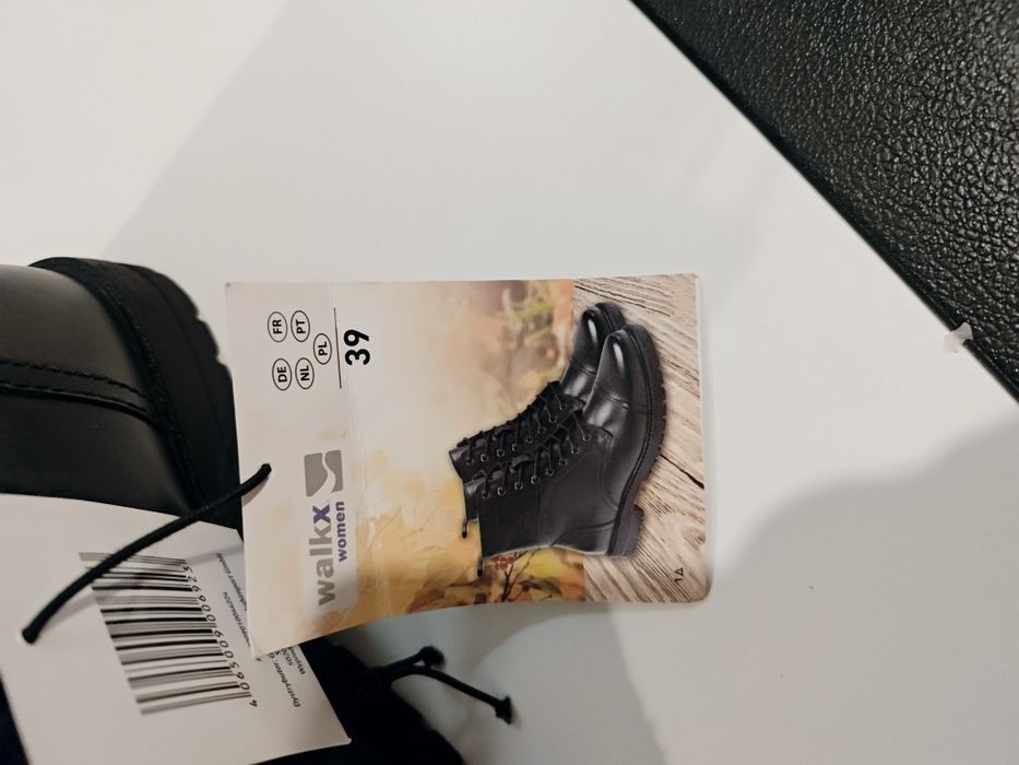 Buty damskie sznurowane, jesienna, zimowe