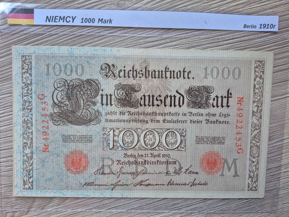 Starocie banknoty ładne stany w solidnych koszulkach