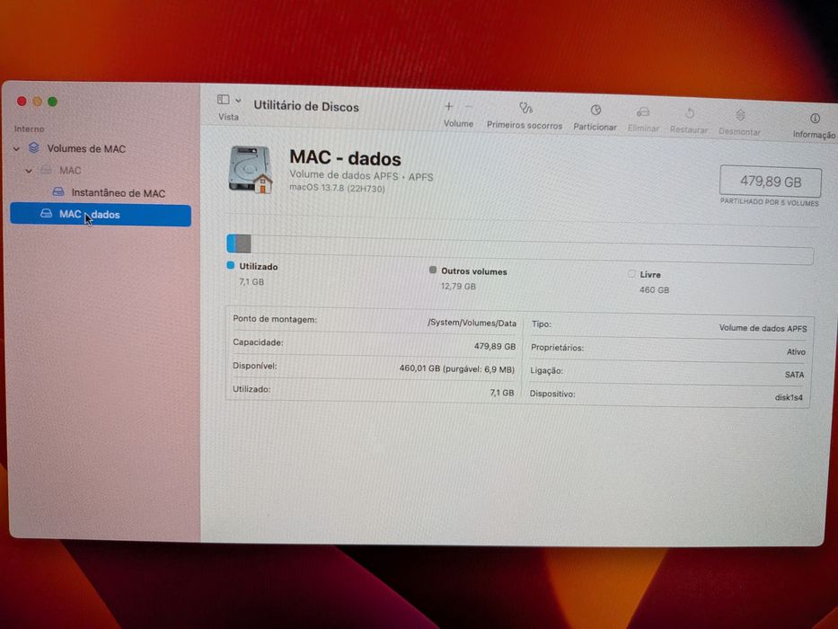 Computador iMac 21,5 polegadas, meados de 2014