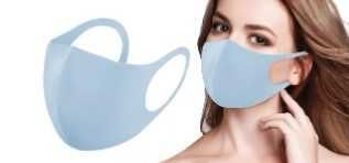 Защитная маска питта розовая, голубая, черная, новая