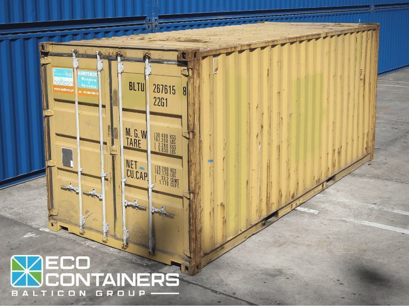Kontener morski 20’DC używany PROMOCJA TANIO 6m magazyn / NJ