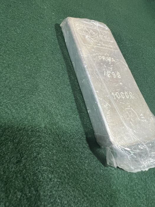 Barra prata fina 999 1kilo morais