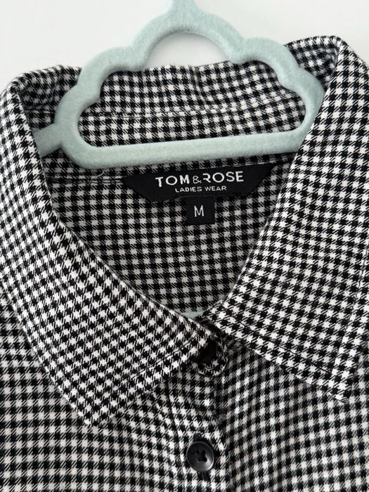 Tom&Rose | M - koszula damska w pepitkę, wiskoza