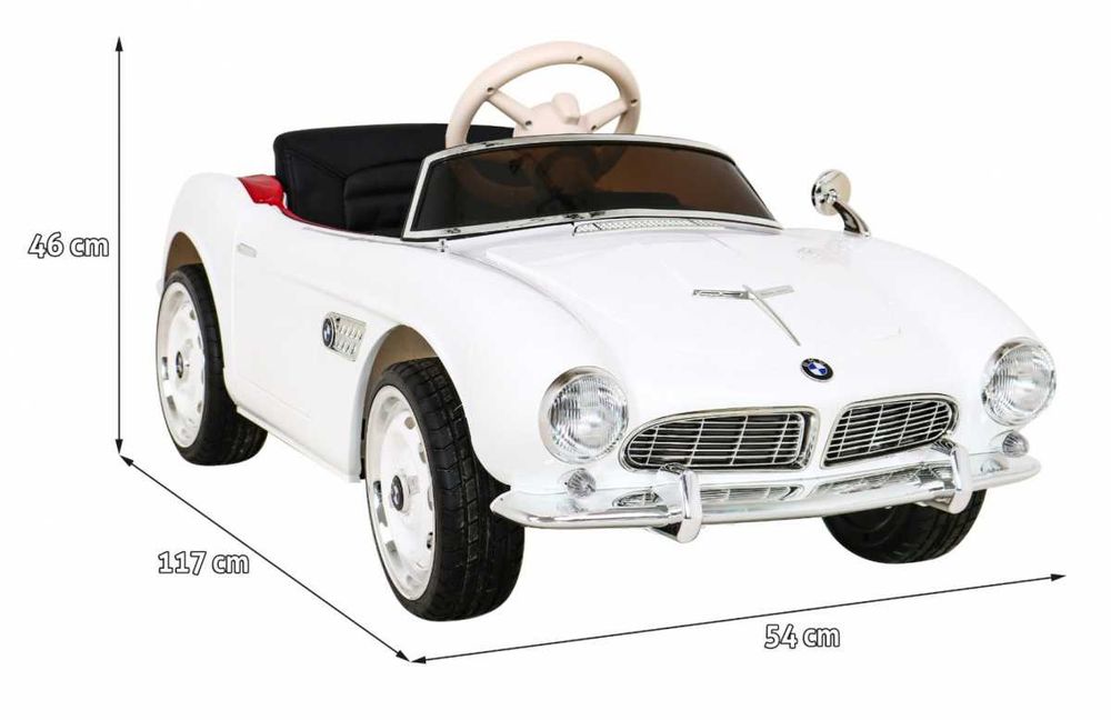 Samochód Auto na akumulator Pojazd BMW 507 Retro pojazd dla dzieci