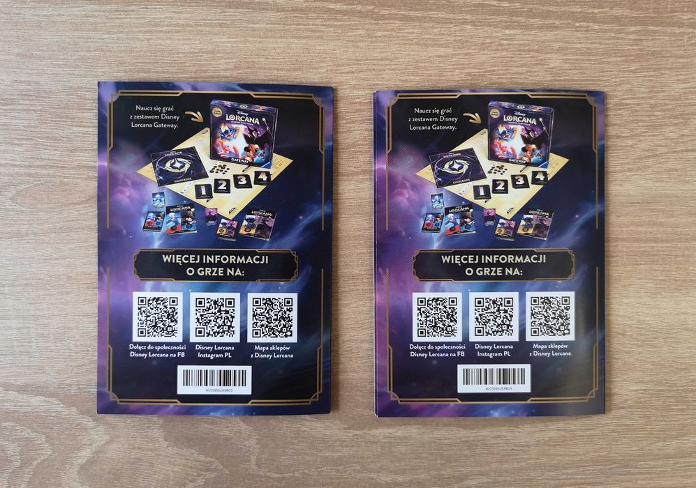 Disney Lorcana Ursula's Return – 2 x booster do gry Ravensburger (ENG)