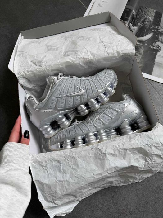 !SALE! Nike Shox TL Silver Metallic Grey 36 37 38 39 40 41 42 43 44 45 найк шокс