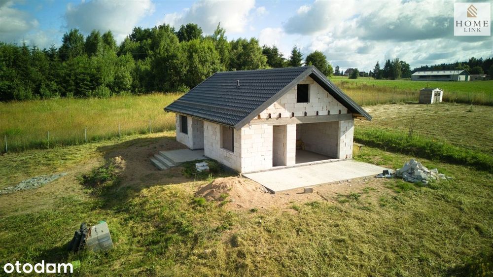 Dom pod Olsztynem do wykończenia na dużej działce