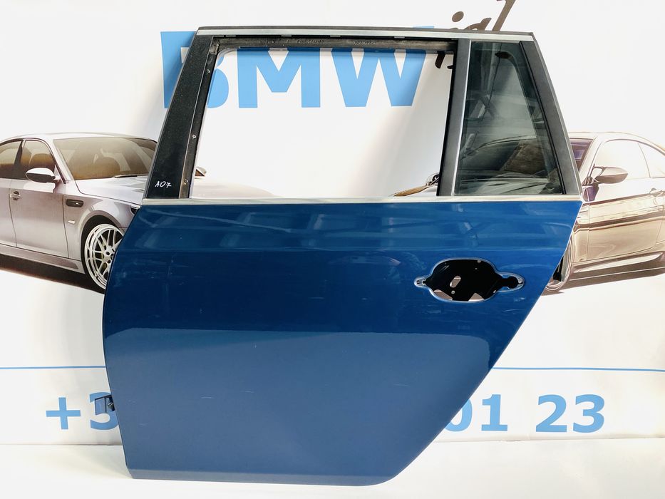 Двері BMW E61 E60 Універсал A07 Mysticblau Синя Задня Ліва Дверь Е61