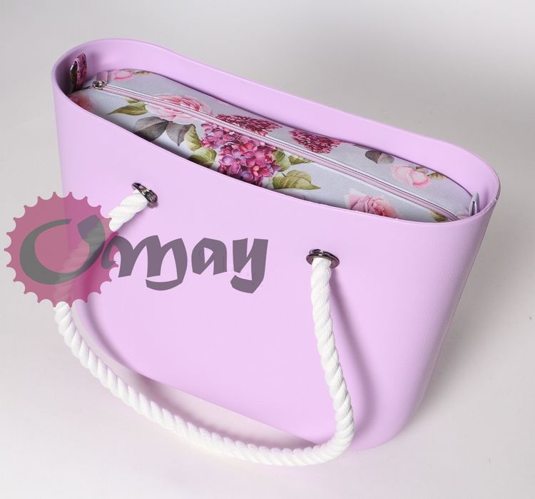 organizer do OBAG STANDARD kwiaty bzy róże orchidea 2 kieszenie OMAY