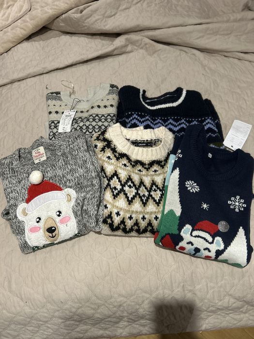 Zestaw paka ubran swetrow nowych  XS S M XL
