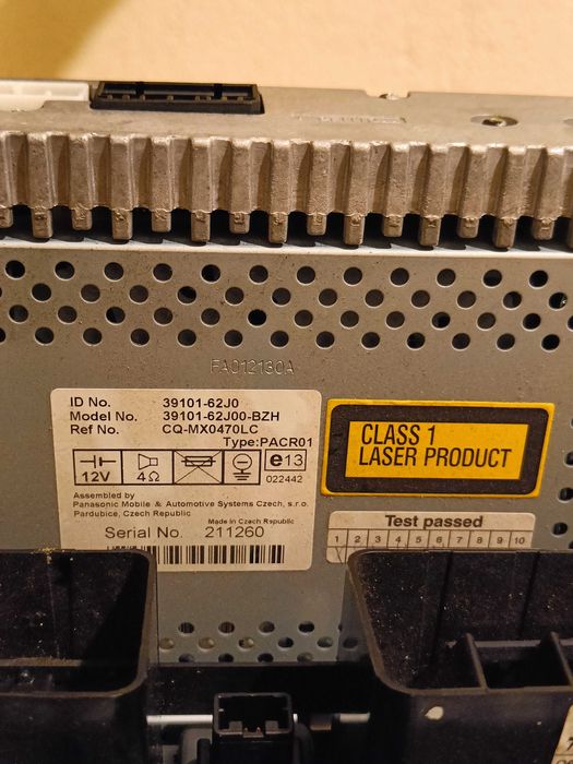 Radio Suzuki Swift IV