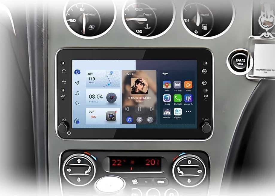 Radio Android 15 9” Wireless CarPlay Android Auto – Alfa Romeo 159 GPS Nawigacja Stacja Multimedialna WiFi Bluetooth DSP 4G LTE PL 6GB/128GB