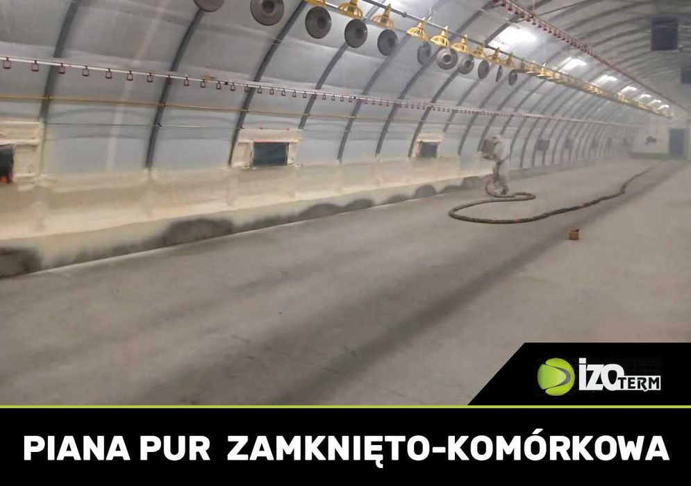 Izolacje pianą pur i nadmuch celulozy