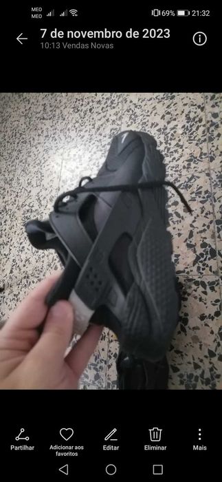 Nike Huarache Pretos