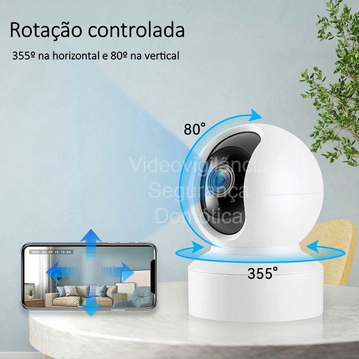 Câmara ‼️ PTZ ‼️ WiFi ‼️ Sem Fios ‼️ Tuya ‼️ Auto Tracking