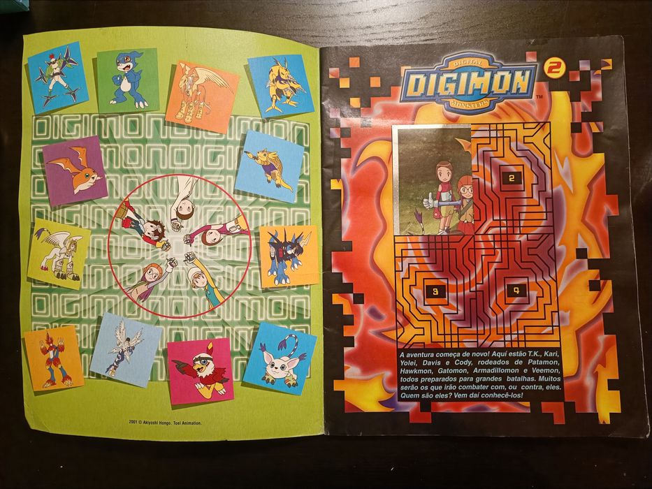 Caderneta Digimon 2