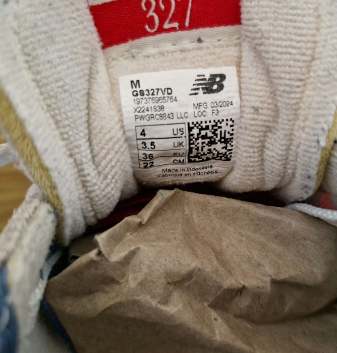 Кросівки New Balance 327  36 розмір (стелька 22см) Original