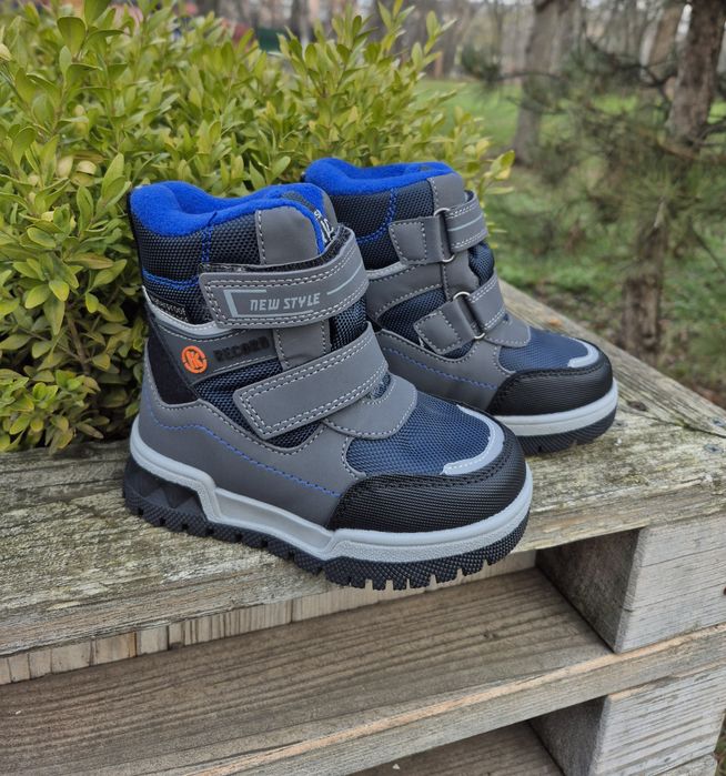 Зимові термо черевики на хлопчика 23-26 розмір, зимові теплі сапожки