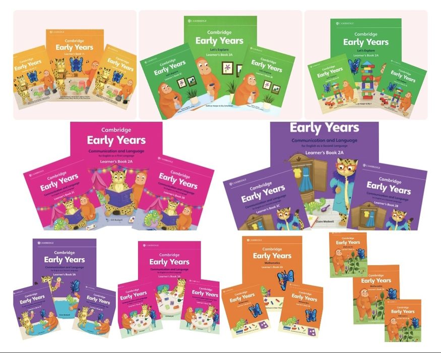 Комплект підручників Cambridge Early Years для дошкільнят