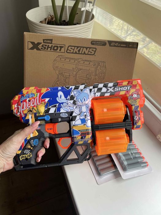 Nerf X-shot швидкострільний бластер